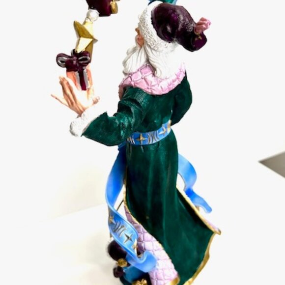 Vintage Lenox Pencil Santa - Santa's Magical Rainbow of Gifts (2012) - Picture 5 of 11